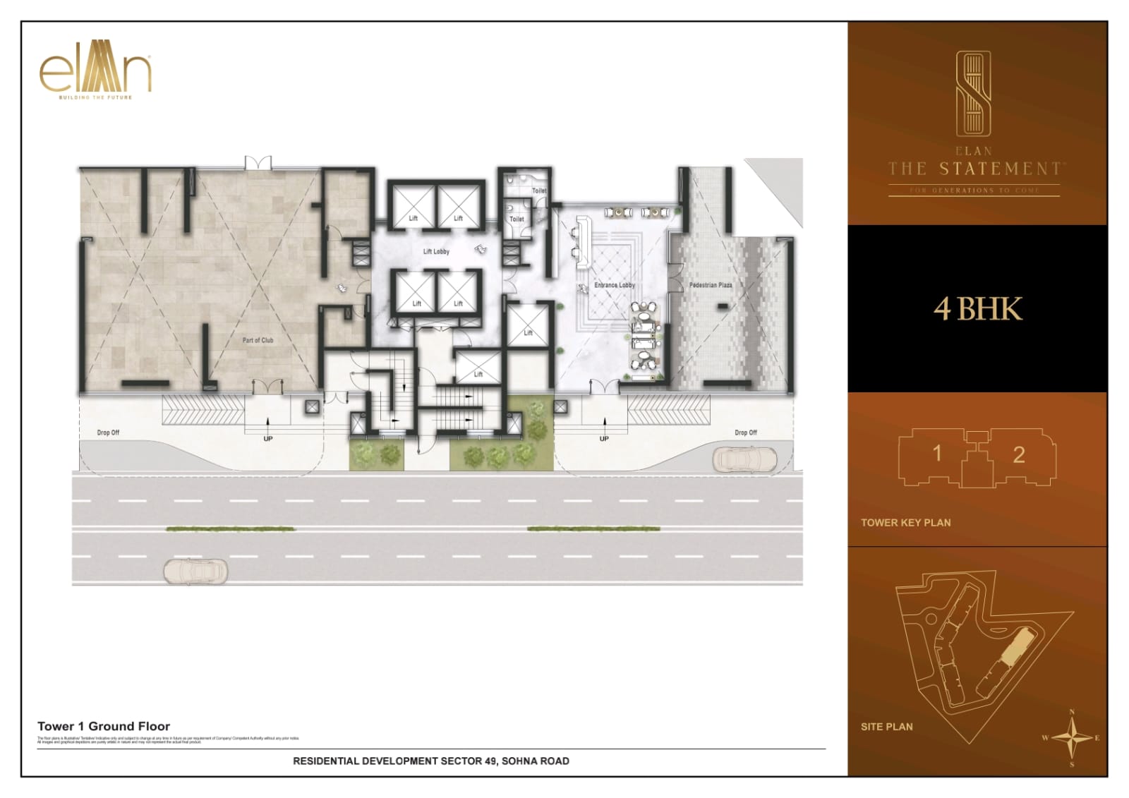 Elan The Statement Sample Typical Floor Plan