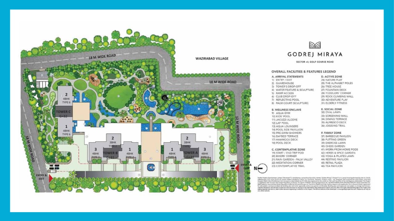 Godrej Miraya master plan