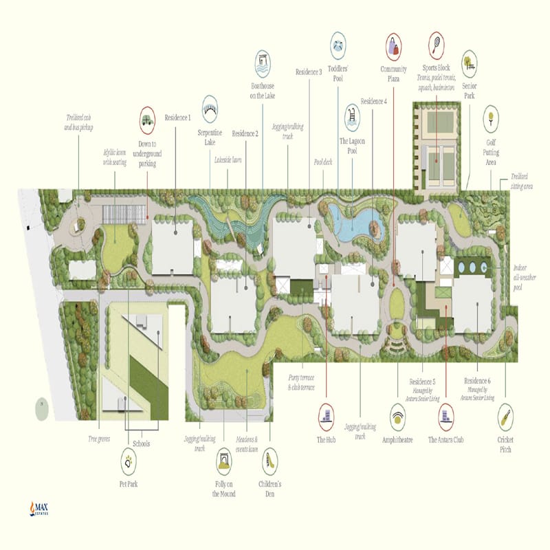 MAX Estate Site Layout Plan